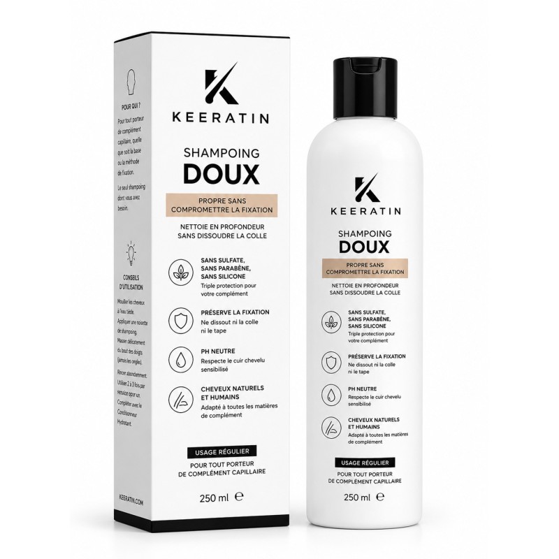 Shampoing Doux Sans Sulfate 250 ml