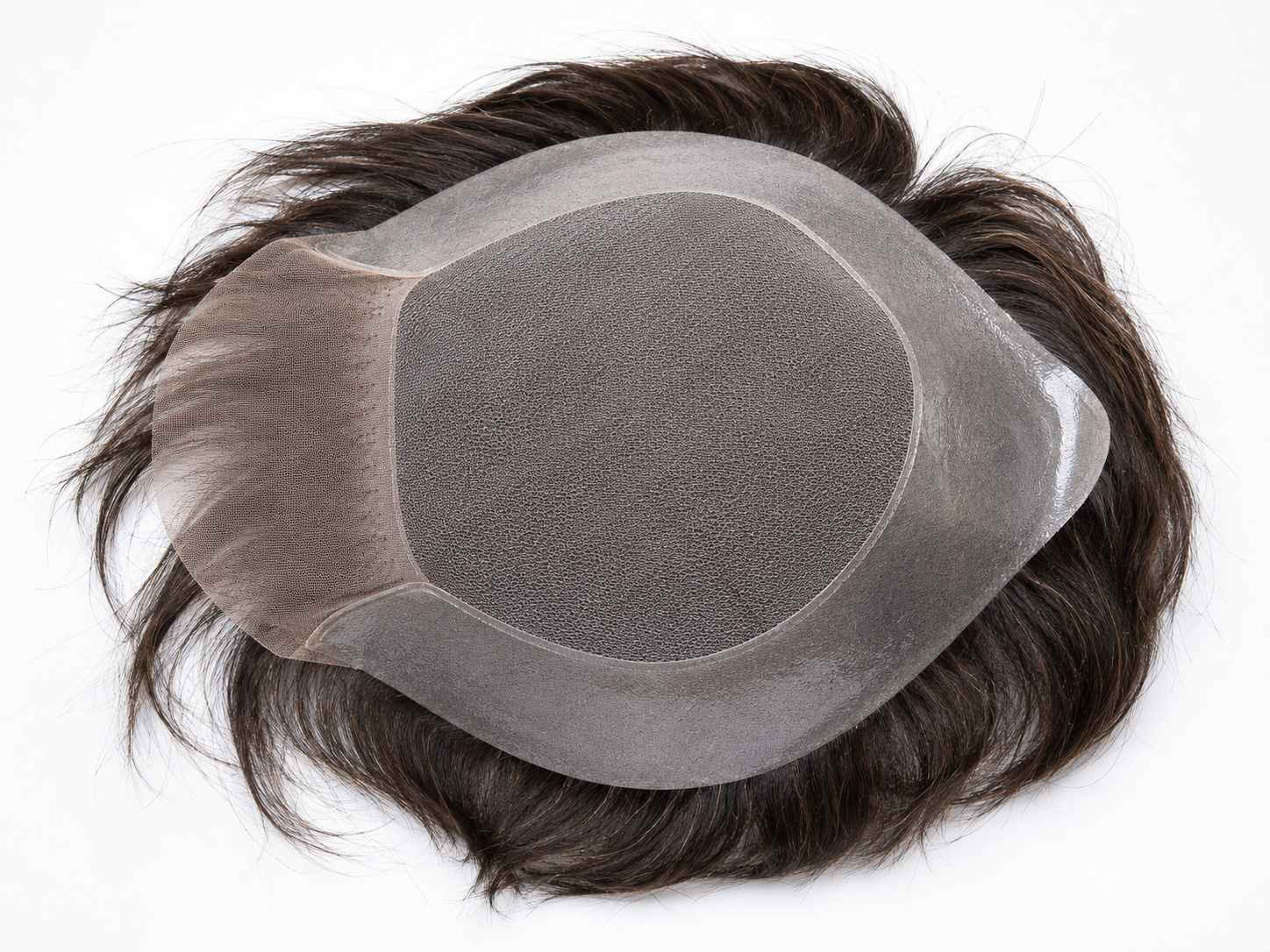 Base hybride lace et PU complément capillaire
